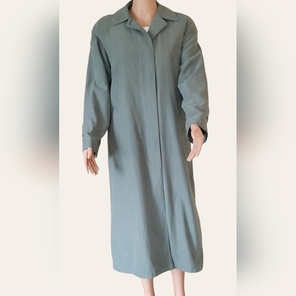 Vintage London Fog Women's Ladies Spring Fall Coat / Sz 6P / Olive Green - Picture 1 of 16